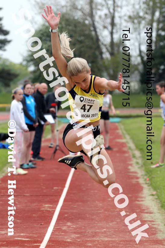 Long jump, 2021 North East Grand Prix No. 3, Monkton, Wednesday, june 2nd. Photo: David T. Hewitson/Sports for All Pics